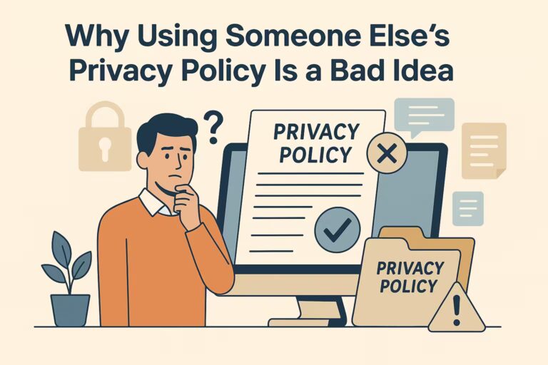 Why using someone else’s Privacy Policy is a bad idea